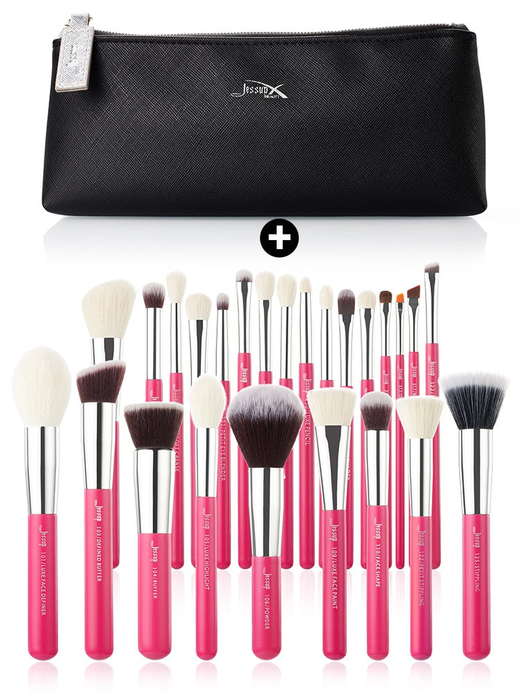 Jessup Makeup brushes set ,6- 25pcs