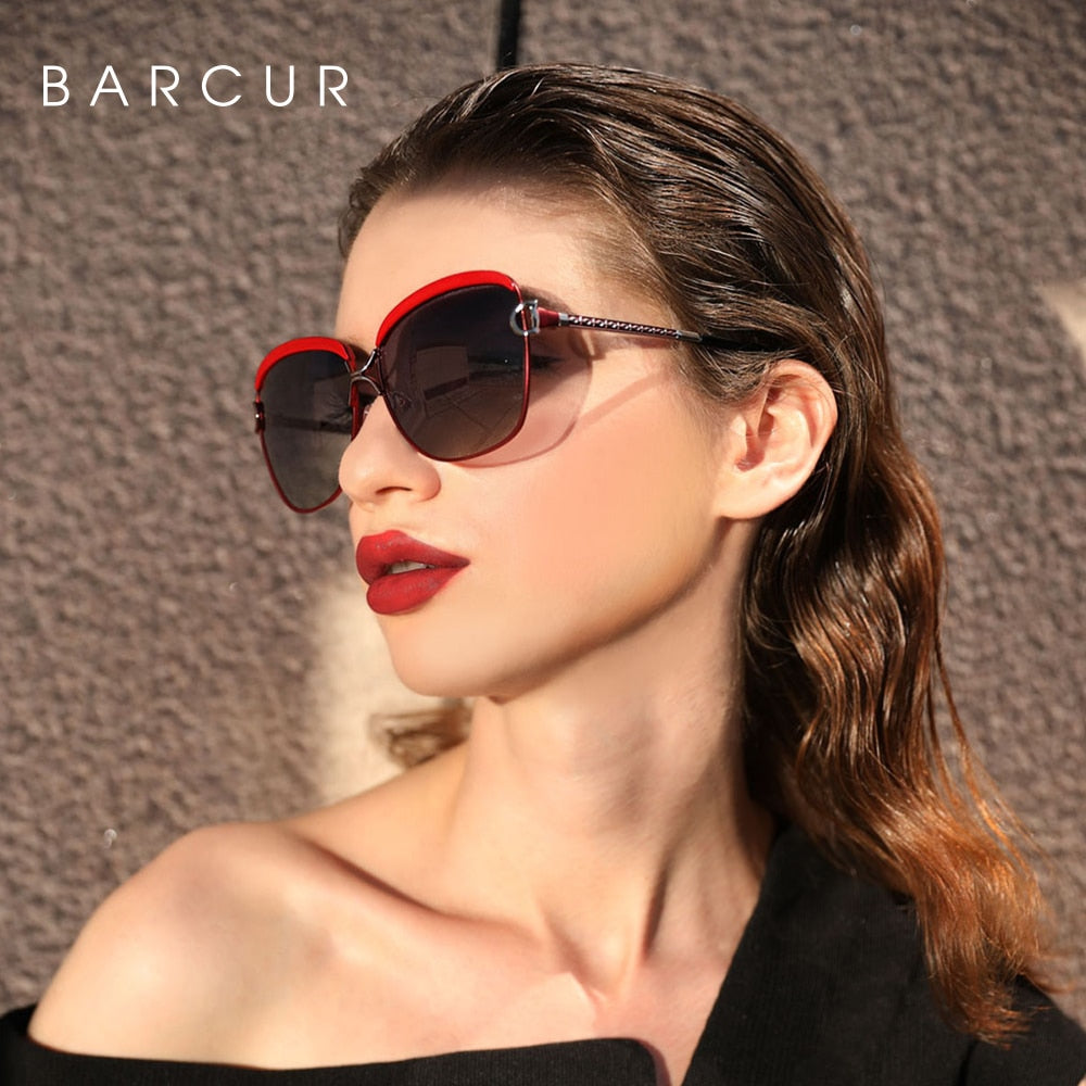 BARCUR Lunettes de soleil polarisées pour femme Femme