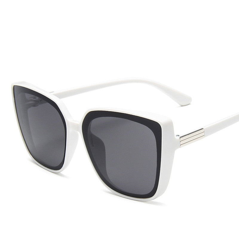 Fashion Plastic Cat Eye Oversized Sunglasses