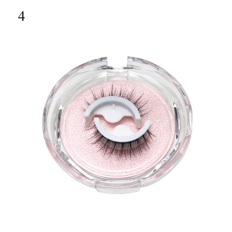 1Pair Reusable Self-adhesive False Eyelashes