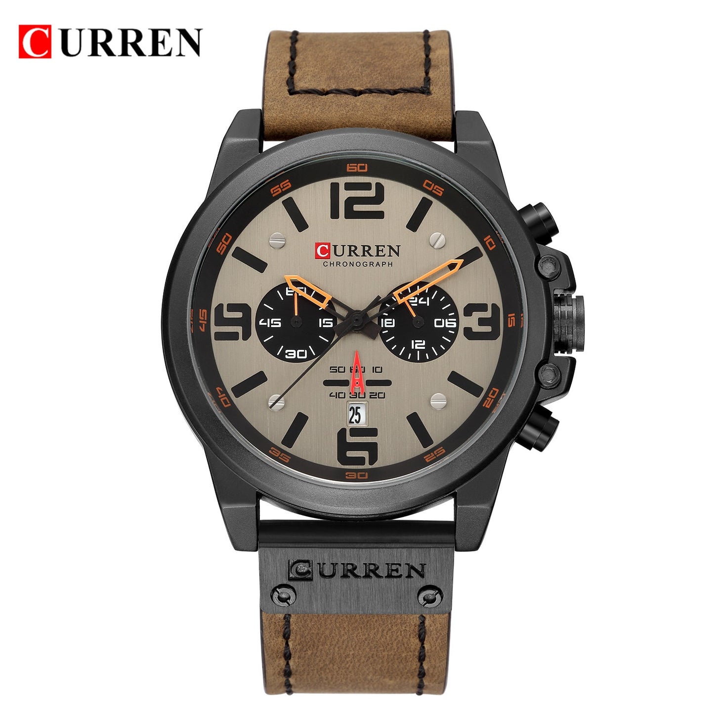 CURREN Montres Homme Top Marque de Luxe