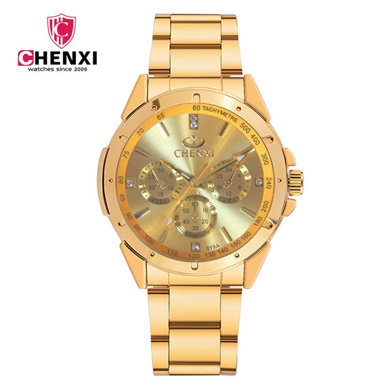 CHENXI Luxury Gold Men's Watches