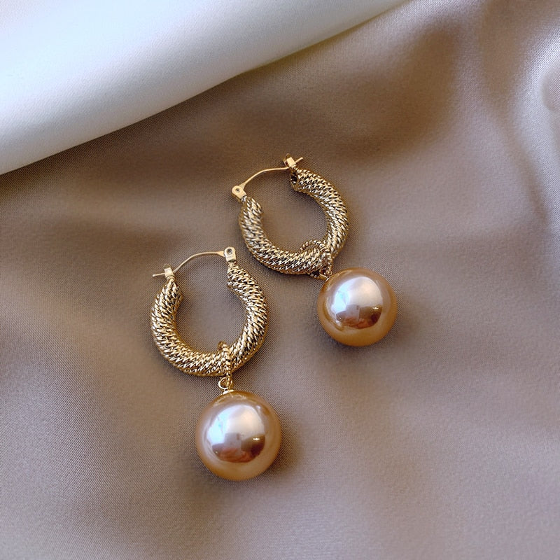 Classic Copper Hoop Earrings