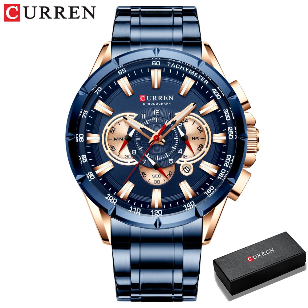 CURREN New Casual Sport Chronograph