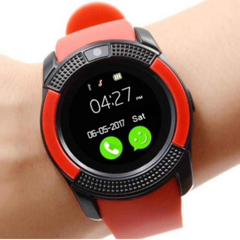 V8 Smart Watch Bluetooth Call Fitness