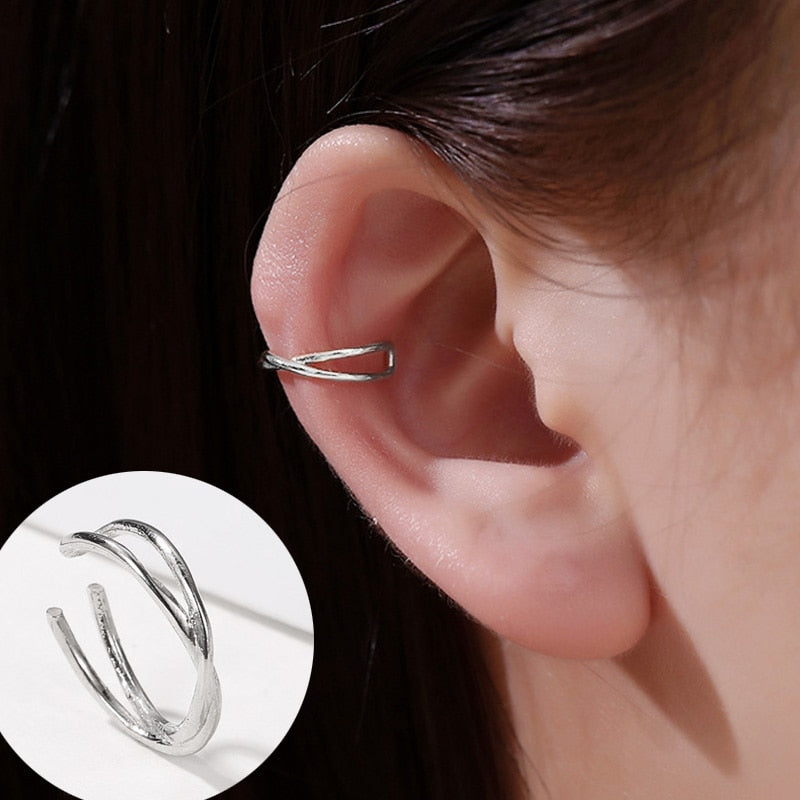 Boucle d'oreille en métal doré ZYZQ 1PC