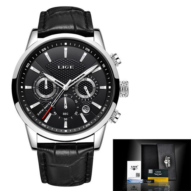 2022 LIGE Men Watches Top Brand Luxury