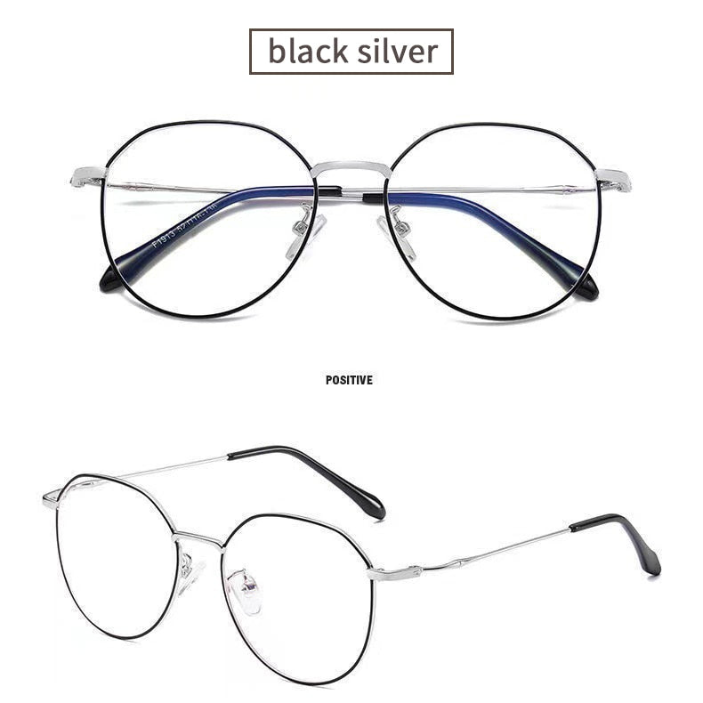 Metal Round Anti Blue Light Glasses