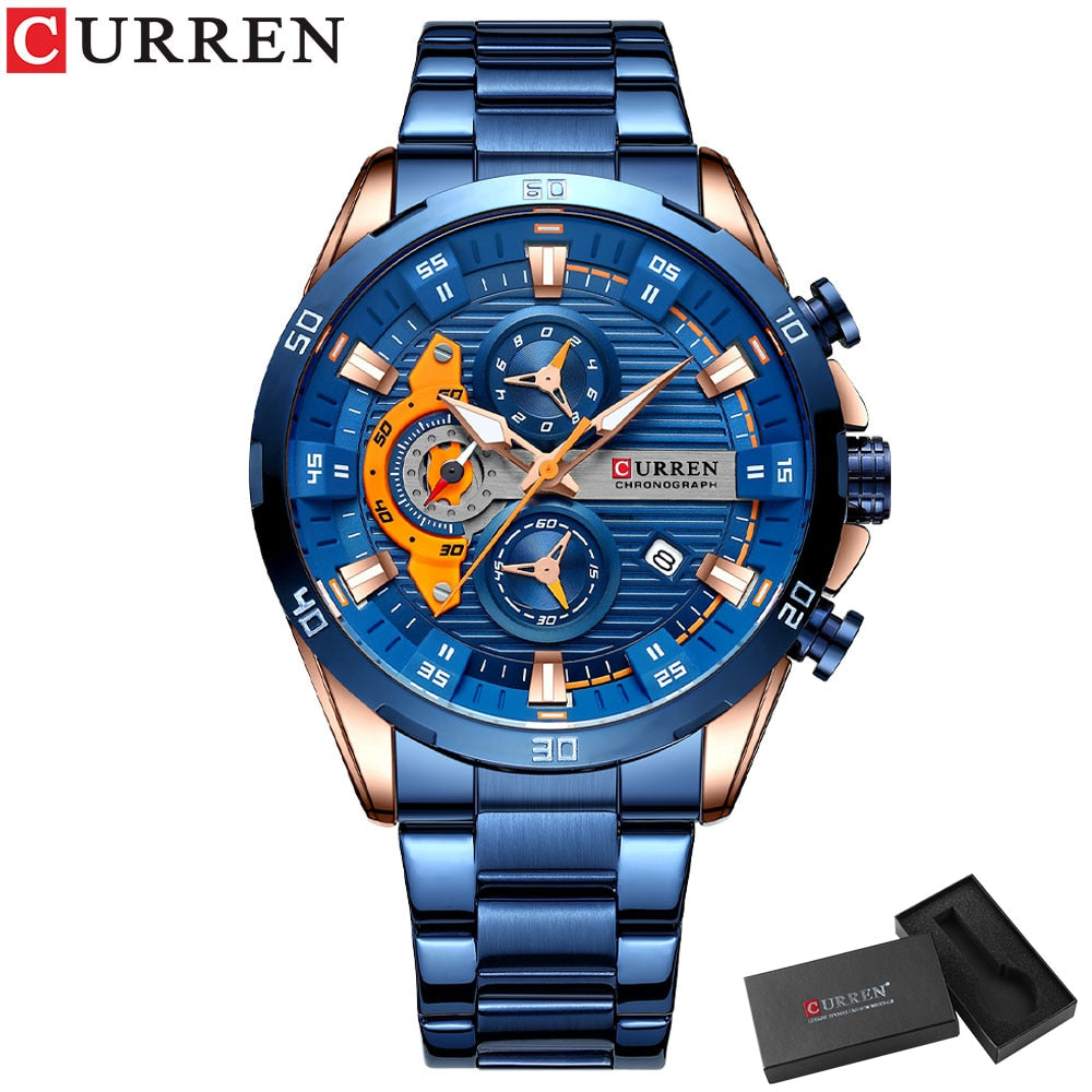 CURREN Nouvelles Montres Homme Chronographe