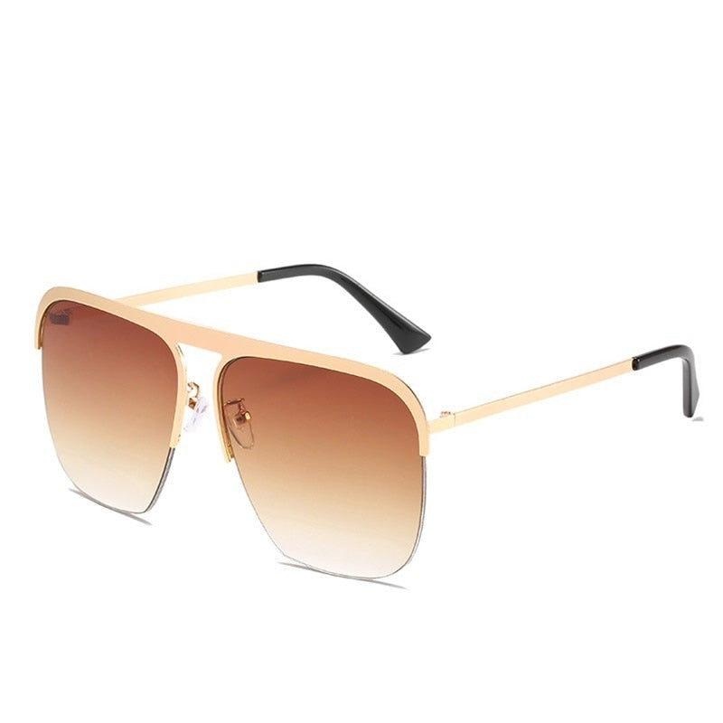 Luxury Women Square Sunglasses Oversized