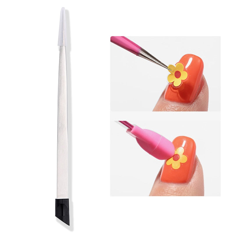 1pcs Double-ended Nail Art Cleaner