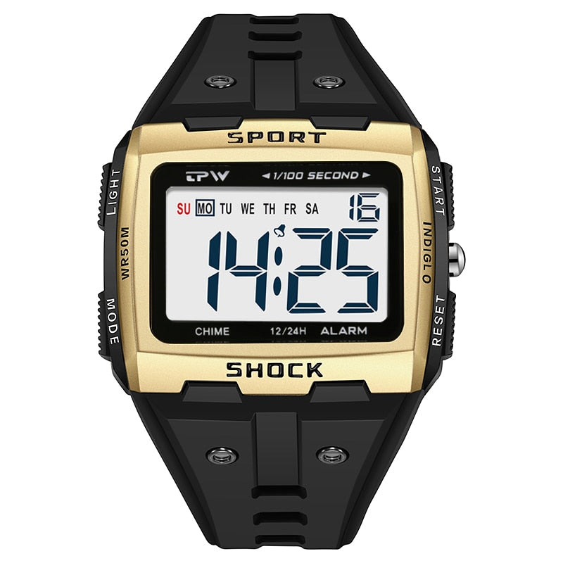 Water Resistant Men Digital Watch