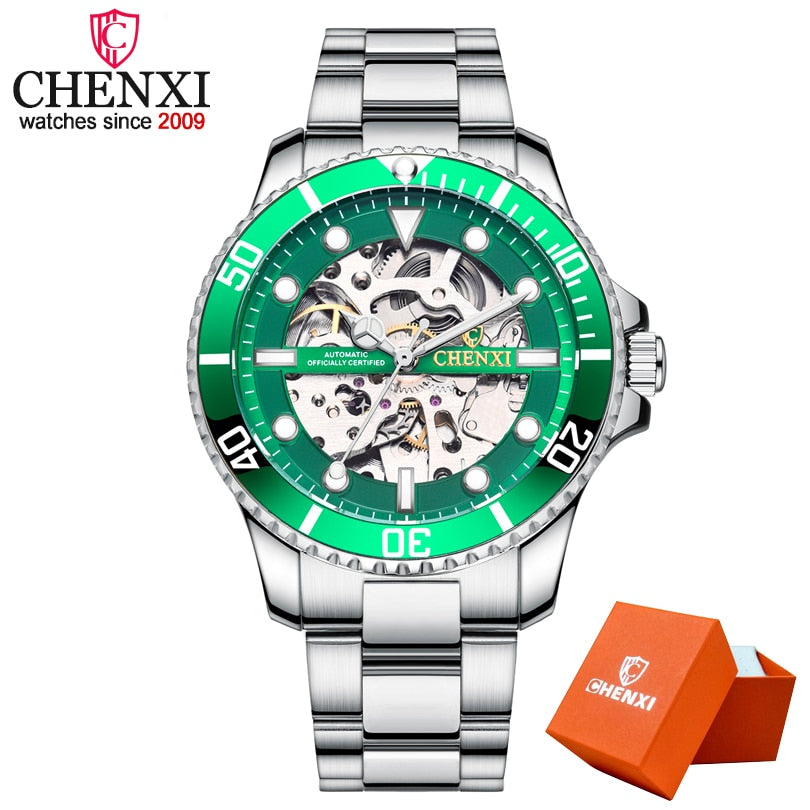 CHENXI Brand Luxury Classic Blue Men