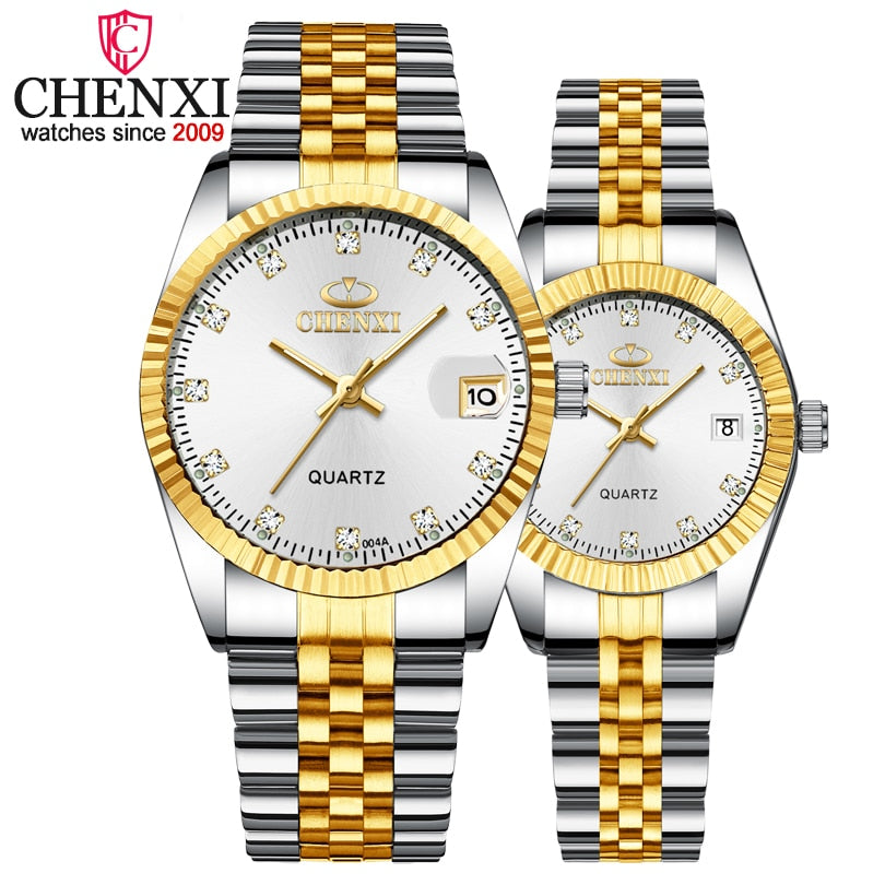 CHENXI 1 pièces montre de couple de luxe