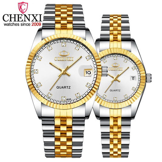 CHENXI 1 pièces montre de couple de luxe