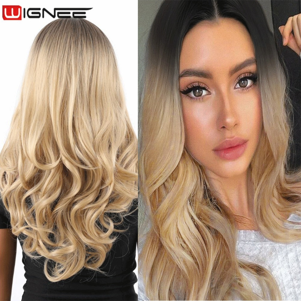 Wignee Long Wavy Synthetic Wigs