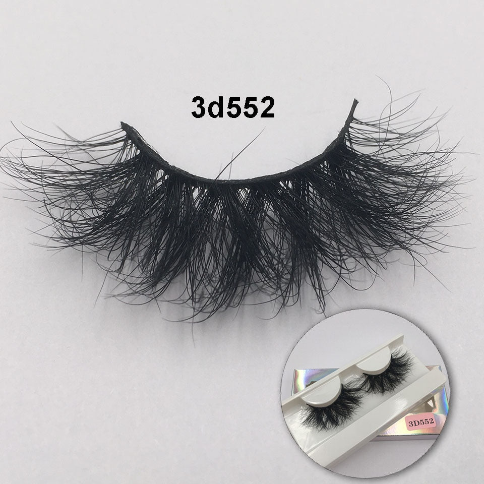 RED SIREN Fluffy Mink Lashes Short