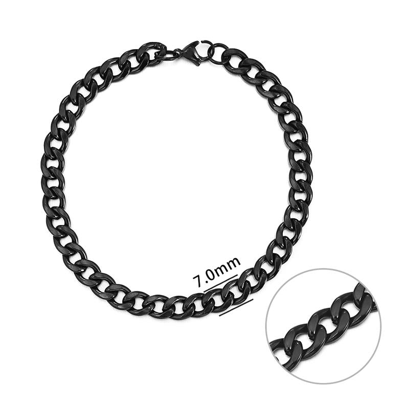 Jiayiqi 3-11 mm Men Chain Bracelet