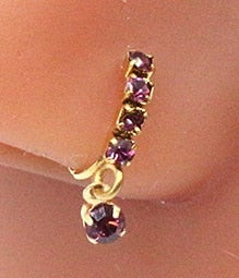 Piercing Nose Ring stone