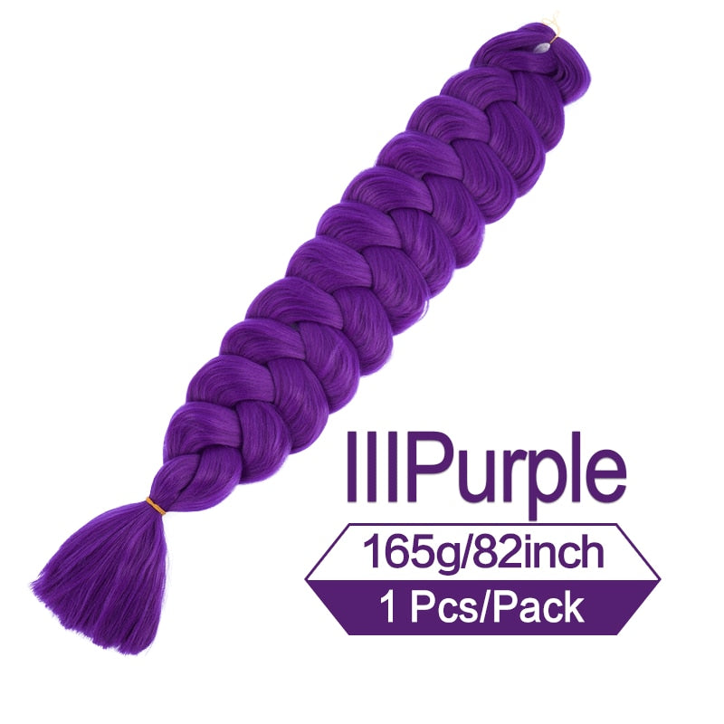 82 Inch 165g/Pack Synthetic Crochet Hair