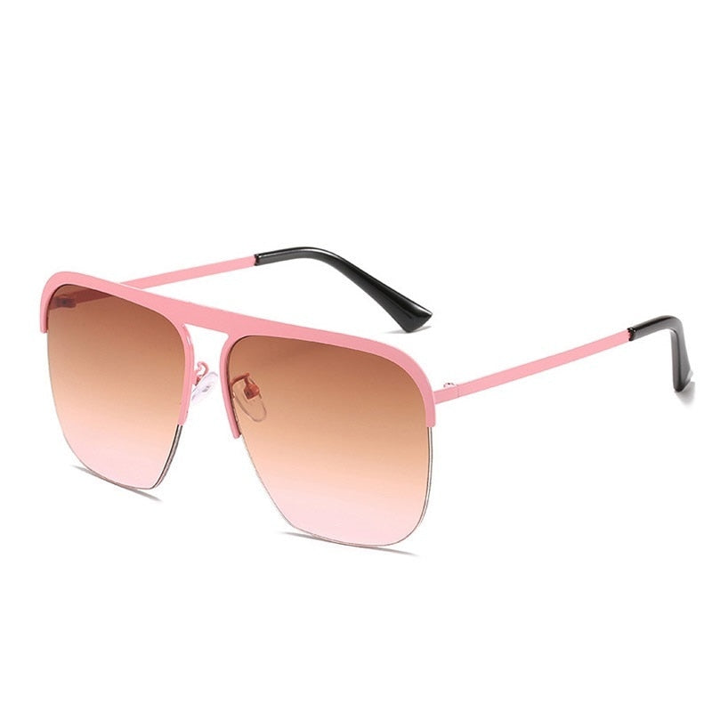 Luxury Women Square Sunglasses Oversized