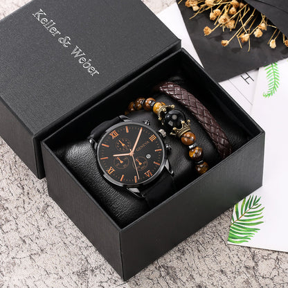 Personnalité Hommes Montre Bracelet Ensembles