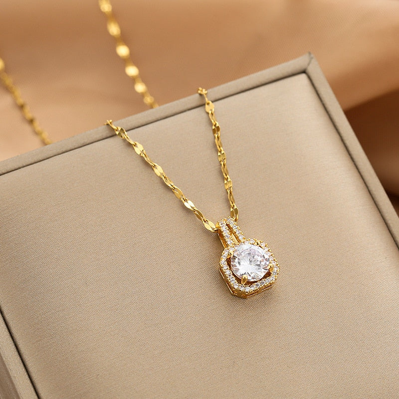 Gold Color Necklace for Women