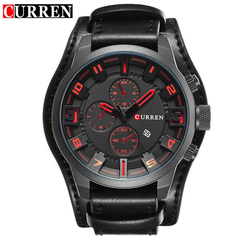 CURREN Hommes Montres Top Marque De Luxe