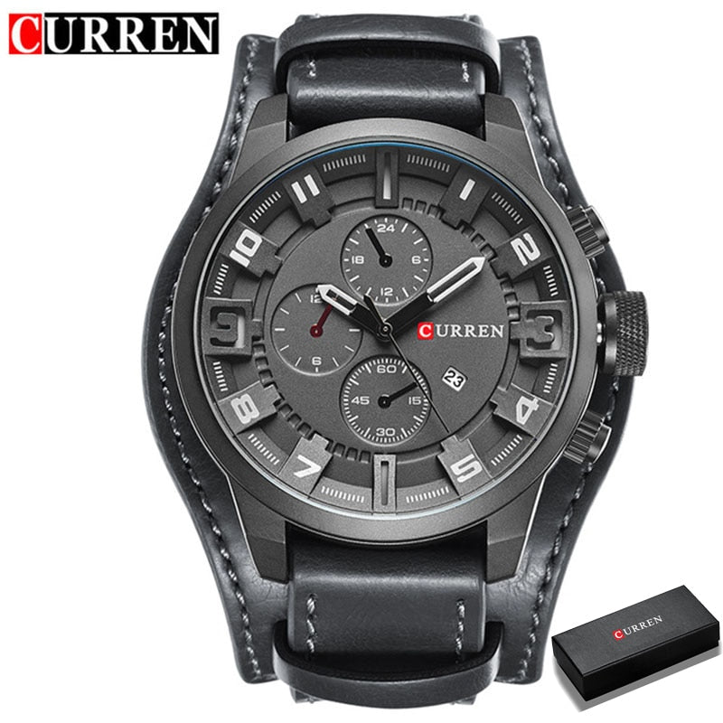 CURREN Hommes Montres Top Marque De Luxe