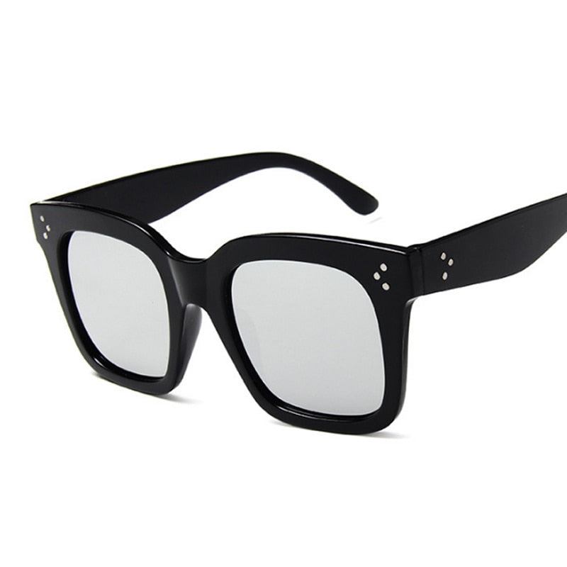 Lunettes de Soleil Carrées Oversize Femme