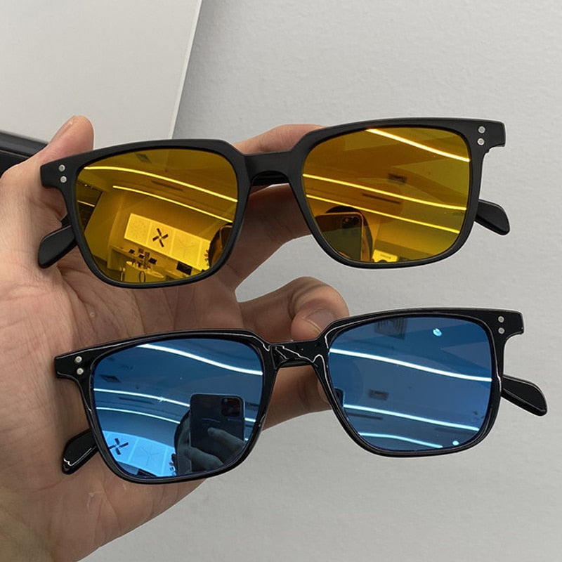 Lunettes de soleil carrées pour hommes