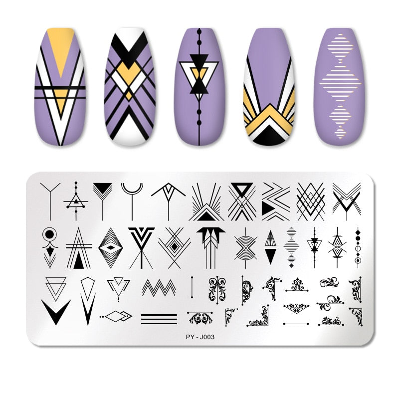 PICT YOU 12*6cm Nail Art Templates