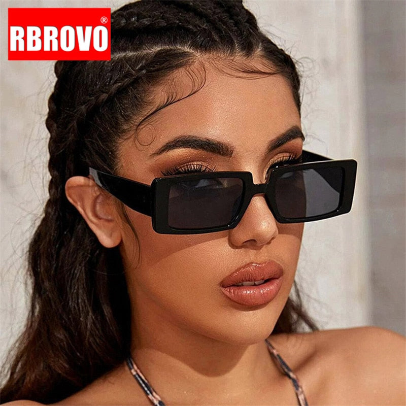 RBROVO Square Retro Lunettes de soleil Femme