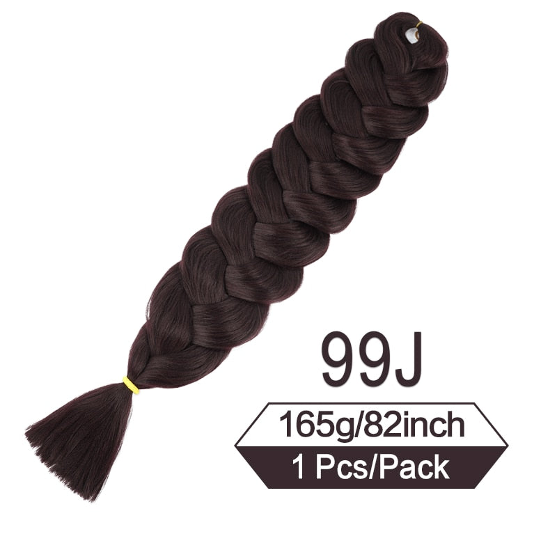 82 Inch 165g/Pack Synthetic Crochet Hair