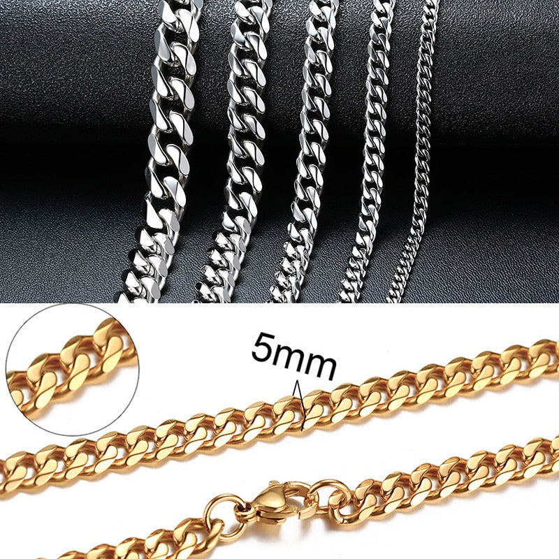 Vnox Cuban Chain Necklace