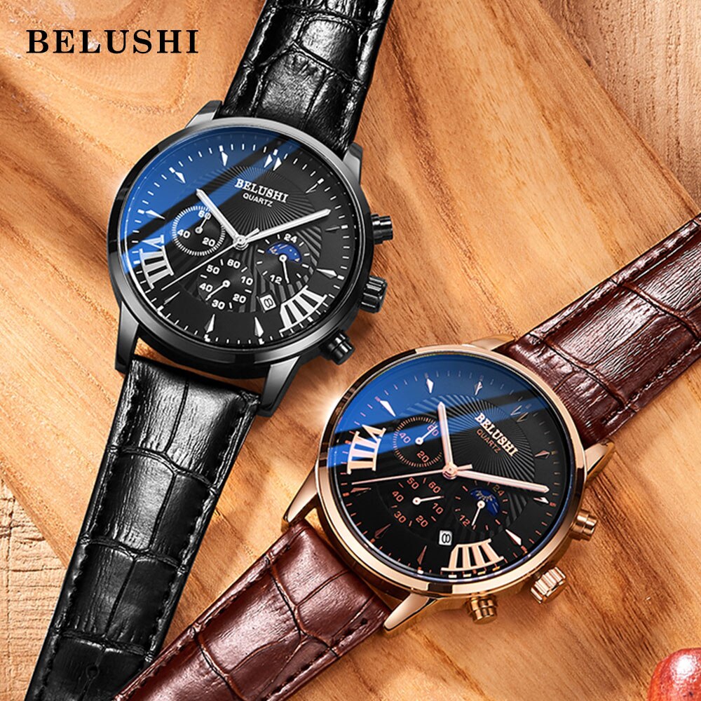 Belushi Montres Homme Top Marque de luxe Militaire