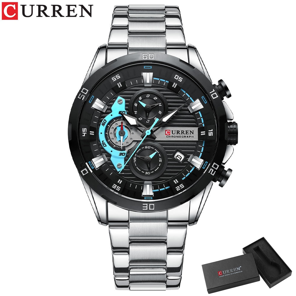 CURREN New Chronograph Men Watches