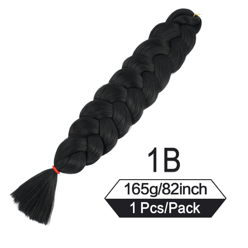 82 Inch 165g/Pack Synthetic Crochet Hair