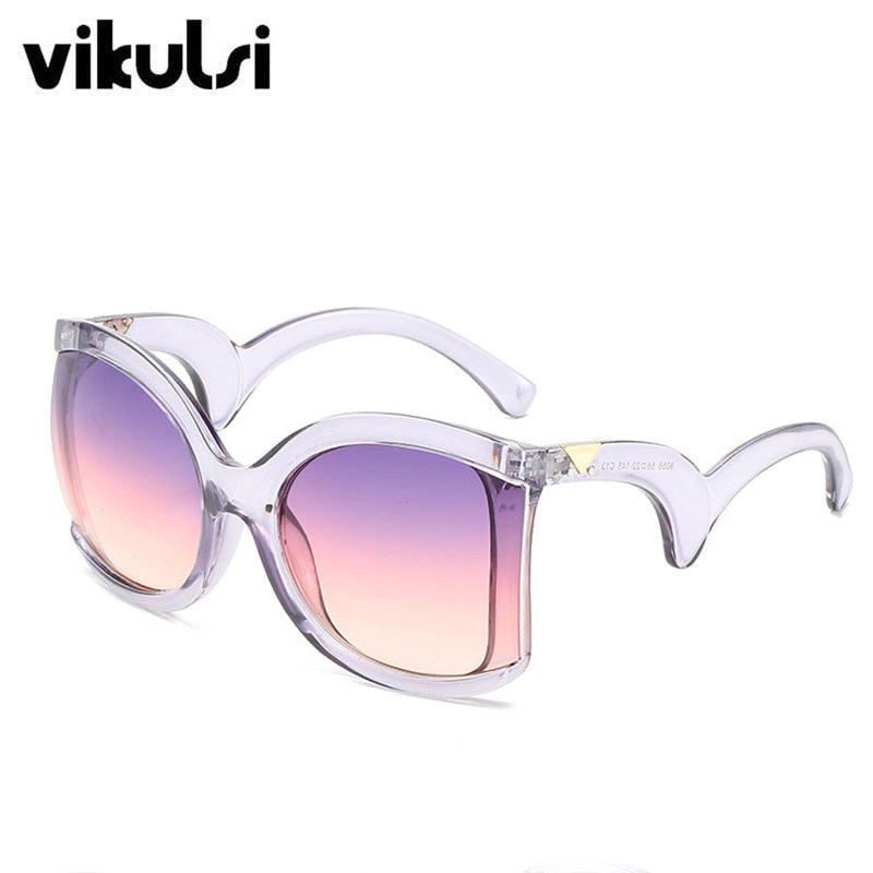 Lunettes de soleil femme surdimensionnées uniques