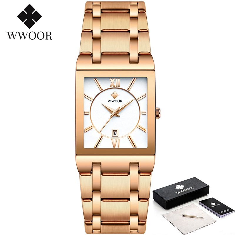 Montre Relogio Masculino WWOOR en or