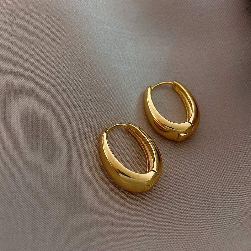 Classic Copper Hoop Earrings