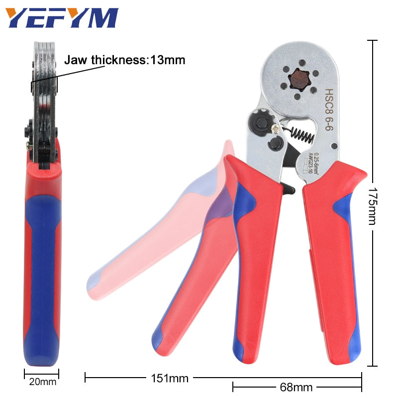 Outils de sertissage de bornes tubulaires Mini Electrical