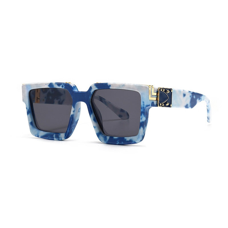 SHAUNA Retro Square Sunglasses