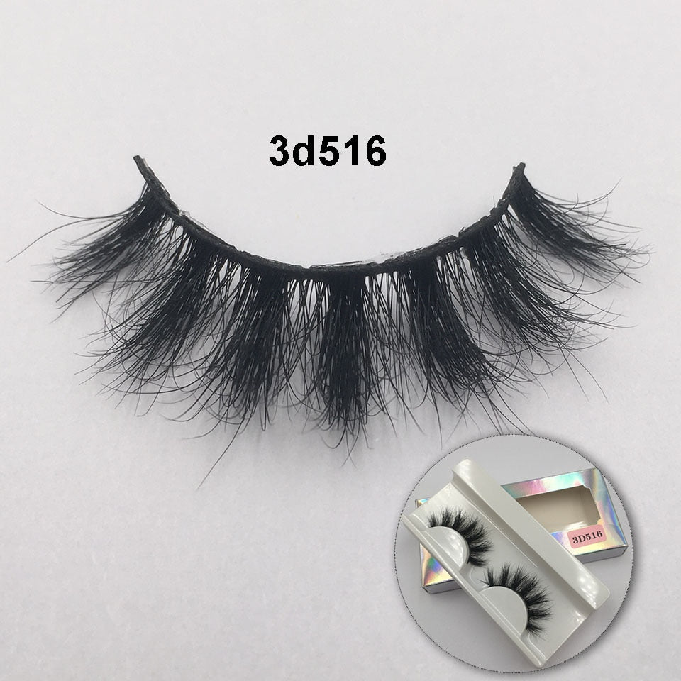 RED SIREN Fluffy Mink Lashes Court