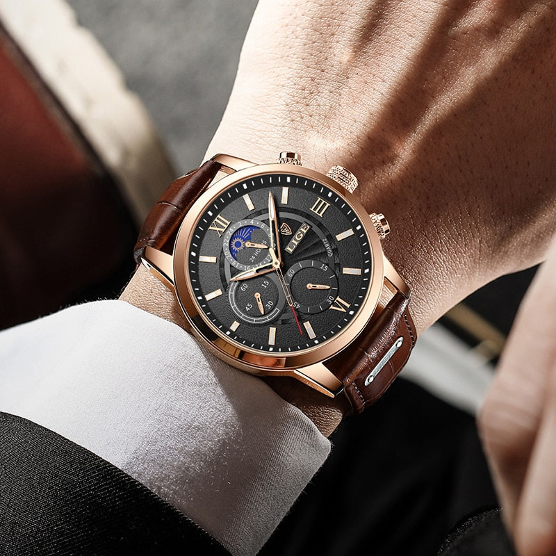 2022 Nouvelles montres pour hommes LIGE Top Brand Luxury