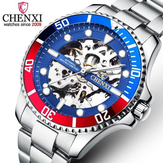 CHENXI Marque De Luxe Classique Bleu Hommes