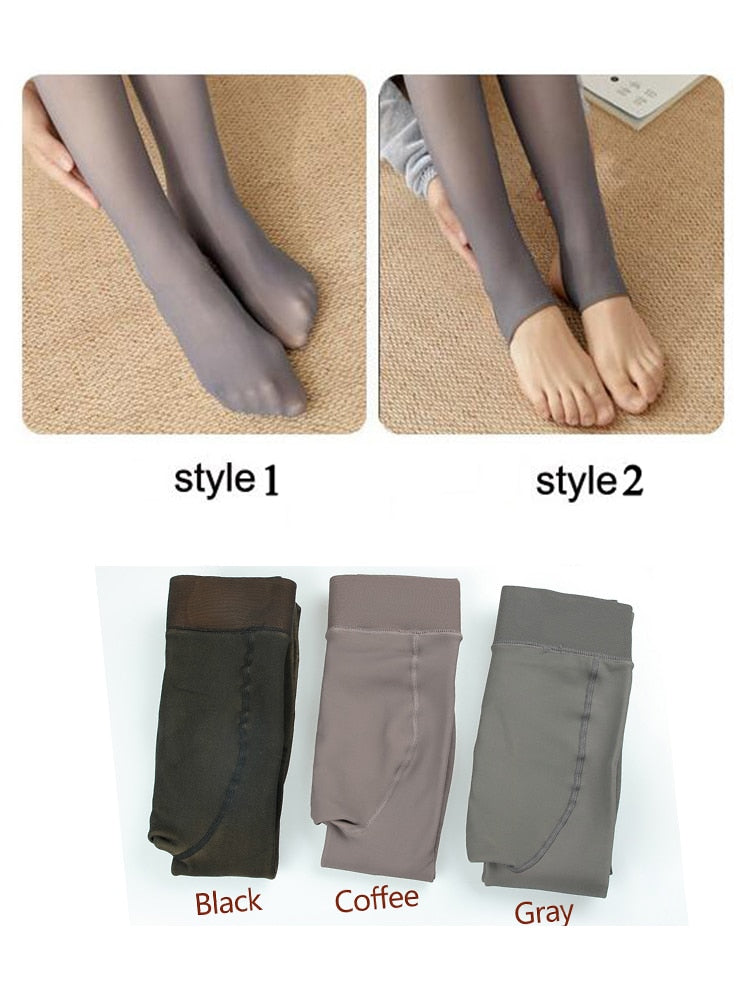 Winter Warm Leggings Women