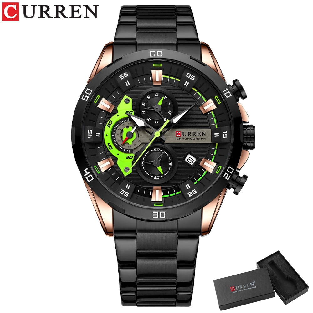 CURREN Nouvelles Montres Homme Chronographe