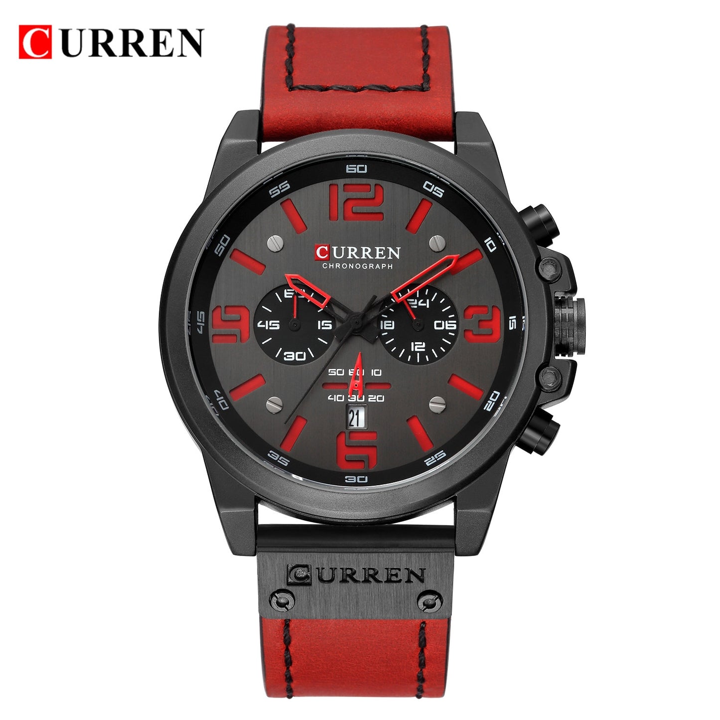 CURREN Montres Homme Top Marque de Luxe