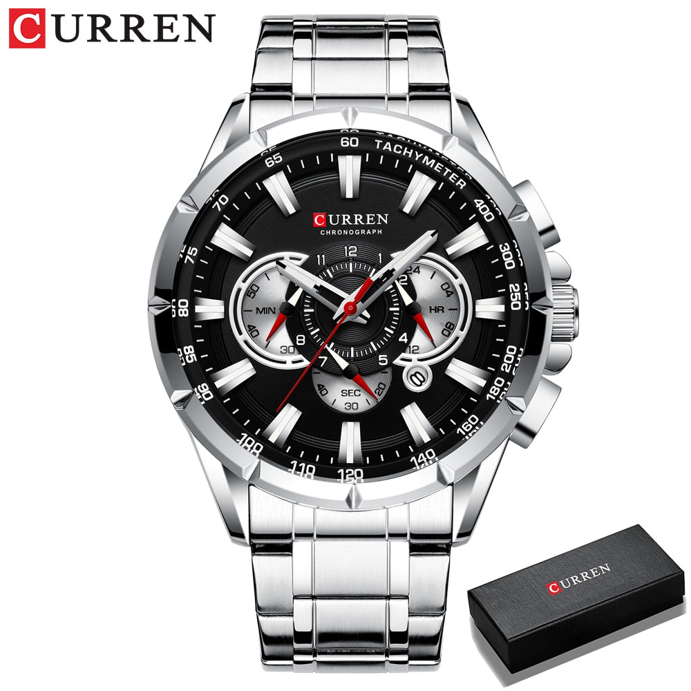 CURREN New Casual Sport Chronograph